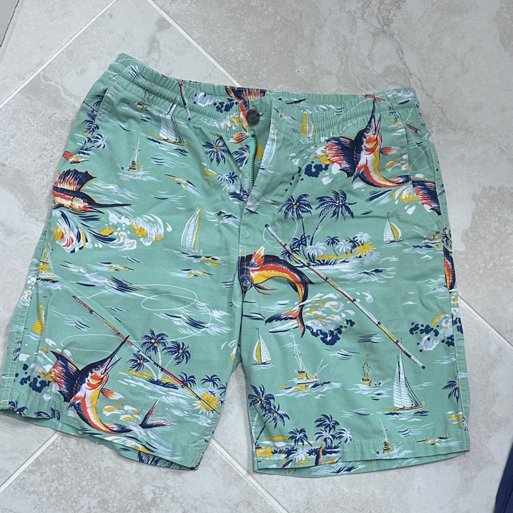 Tropical Print Swim Shorts